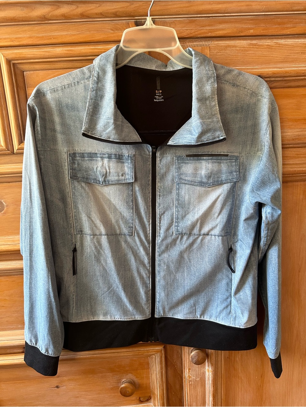 Lucy Lightweight Indigo Jacket.